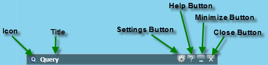 The location of the buttons is titlebar of the floatablewindow