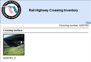 Rail Highway Crossing Inventory Application